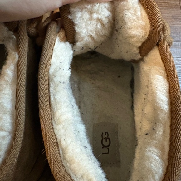 UGG neumel womens suede shearling shoe lace up chukka boot size 10 women’s - Picture 7 of 8